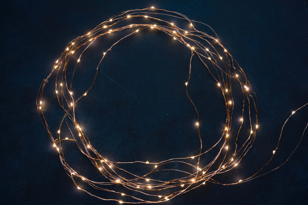 Enchanting Fairy Lights: Festive Home Décor Inspiration Wallpaper
