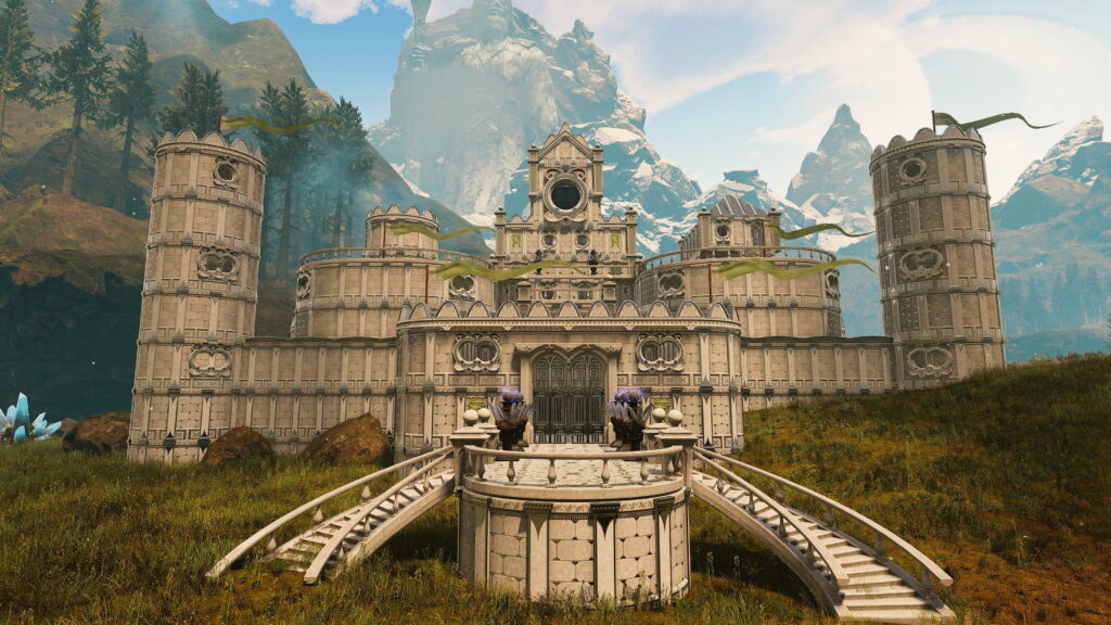 A Majestic Fortress: Citadel Forged With Fire Unleashes an Epic QHD Wallpaper