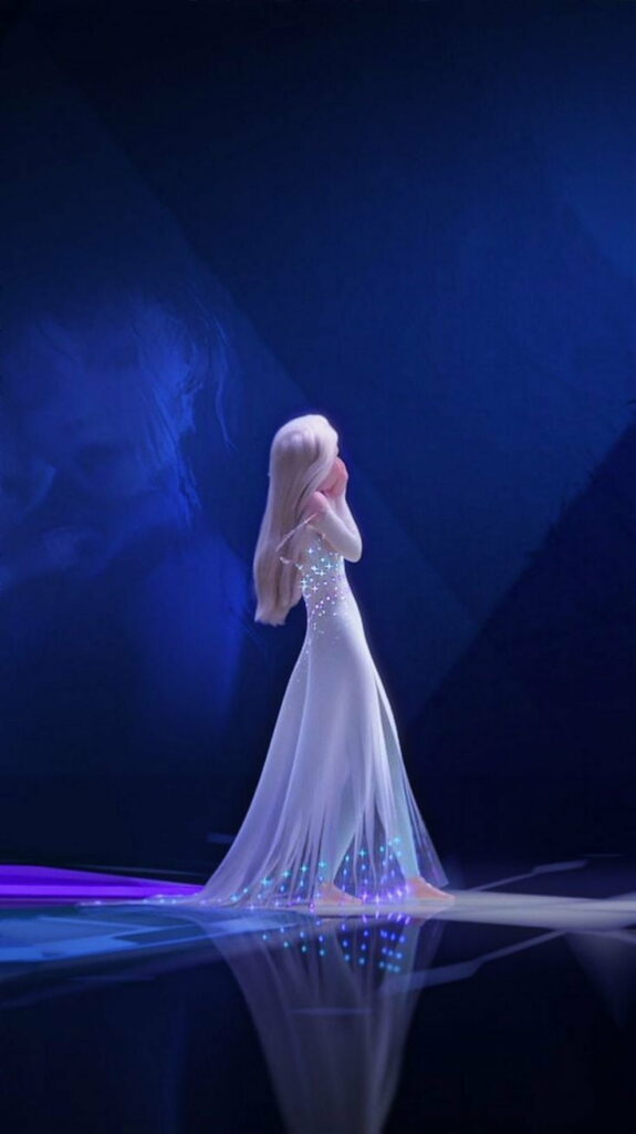 Majestic Snow Queen of Arendelle: Enchanting and Mysterious Elsa Wallpaper