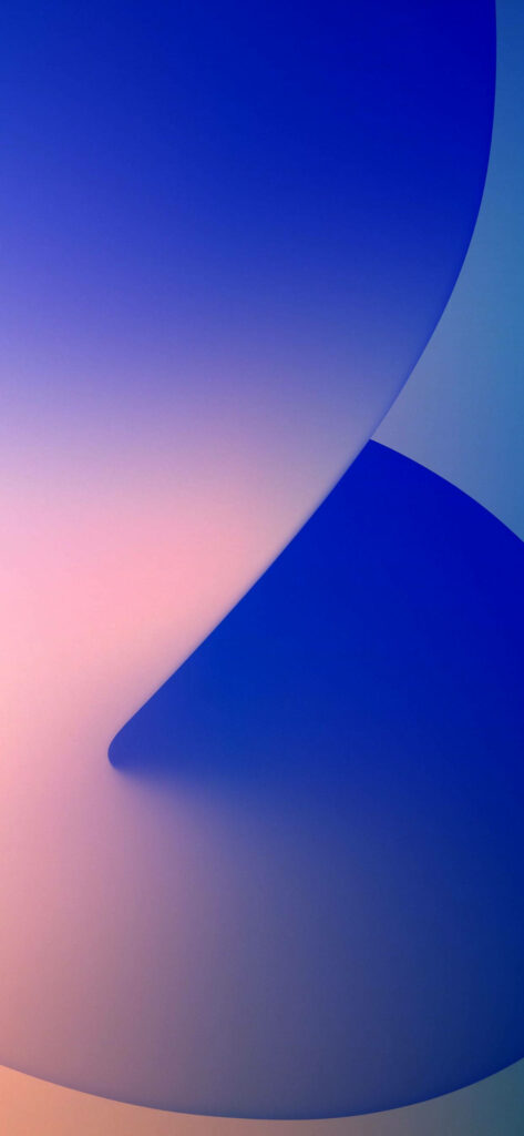 Mesmerizing Blue-Pink Gradient: Perfect iPhone 14 Wallpaper Delight