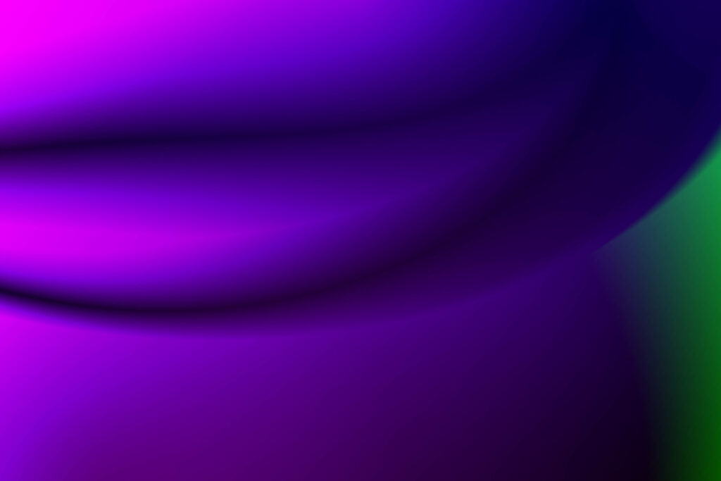 Luminous Harmony: Mesmerizing Light Purple and Green Gradient Wallpaper