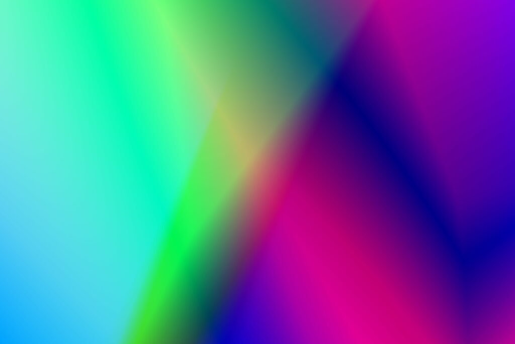 Vibrant Spectrum: A Mesmerizing Purple and Green Gradient - 5K Wallpaper Delight