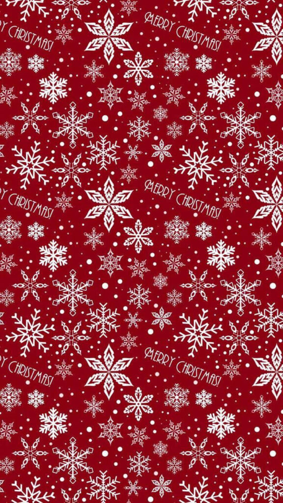 Immerse in the Festive Spirit with a Captivating Red-Hued Holiday Wonderland Wallpaper