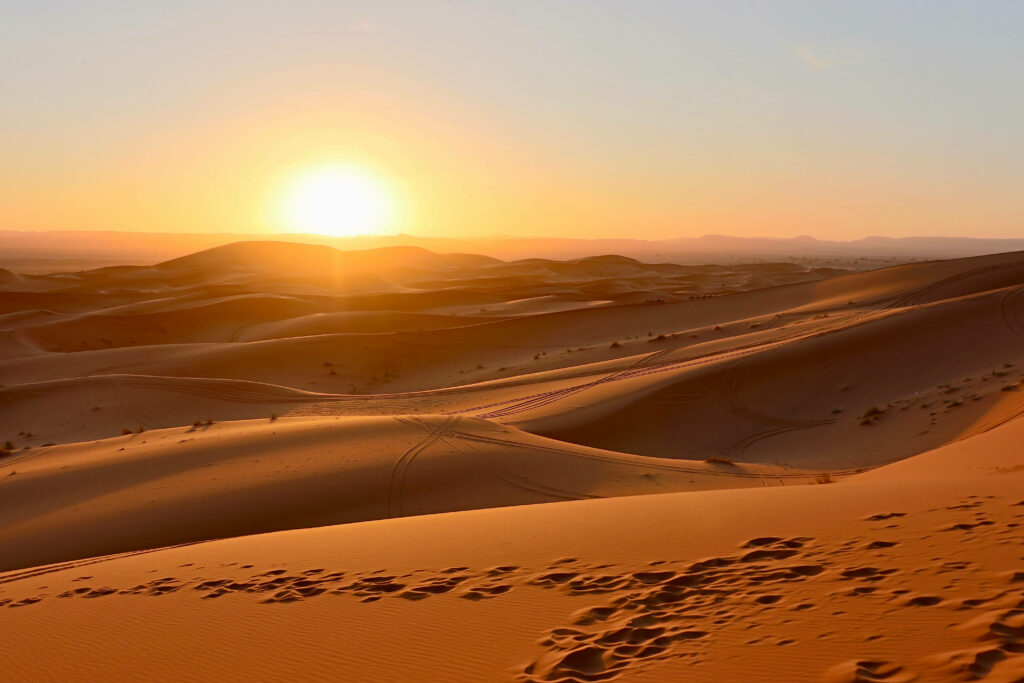 Unveiling the Beauty of a Sahara Sunrise Wallpaper