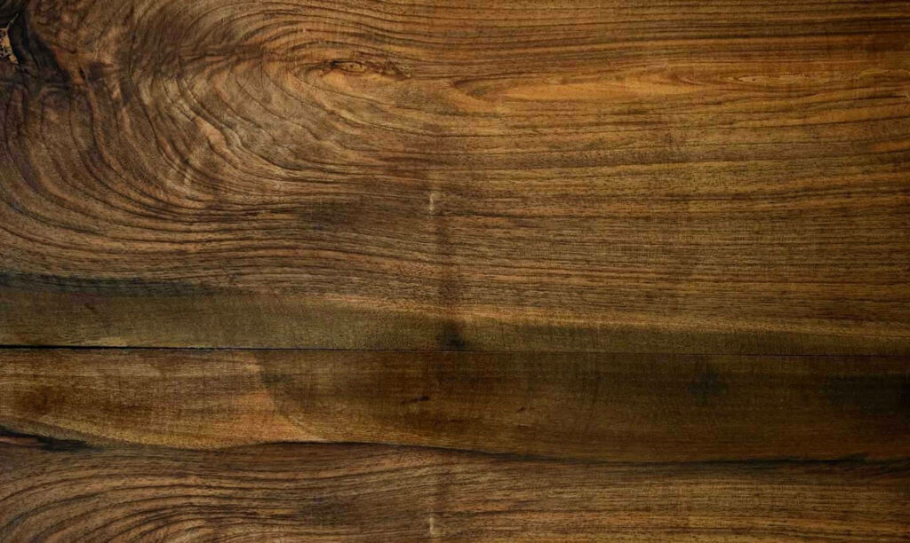 Stylish Dark Brown Walnut Wood Texture Enhanced with Abstract Pattern - Background Photo Wallpaper