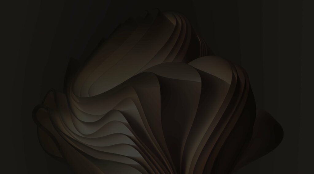Mystic Depths of Windows 11: Abstract Dark Ultra Background in 4K Wallpaper