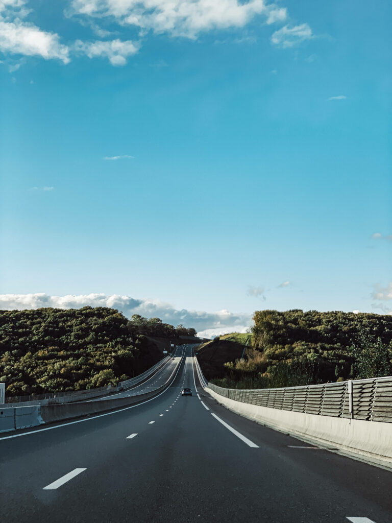 Journey Through Nature's Canopy: Capturing the Majesty of a Serene Highway with the Iphone Xs Max Wallpaper
