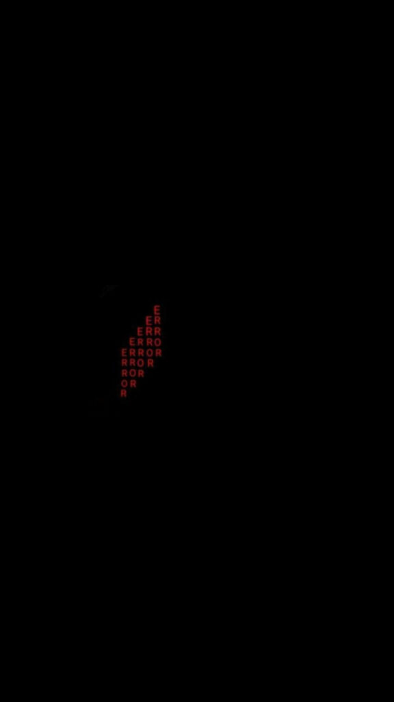 Endless Echoes of the Error: Red Text on a Dark Canvas Wallpaper