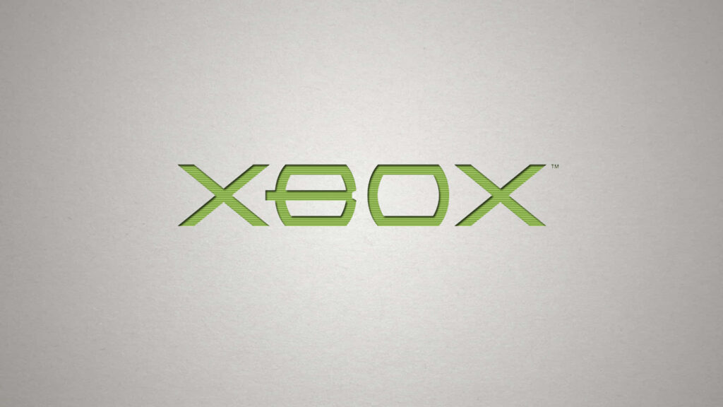 Green Xbox Logo on a White Background Wallpaper