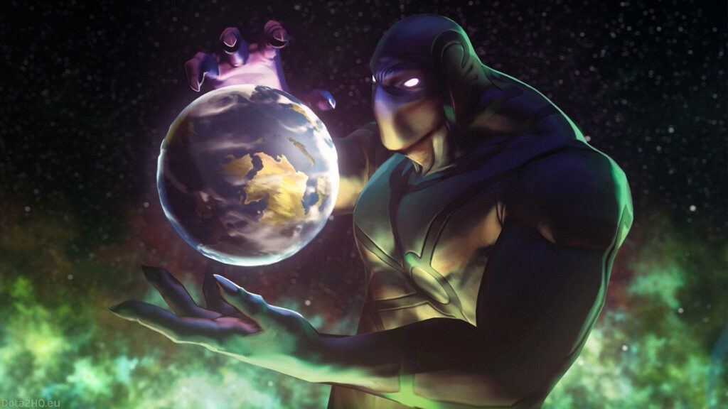 Enigma's Grasp: Conqueror of Worlds - Dota 2 Wallpaper showcasing the formidable hero harnessing the power of the Earth