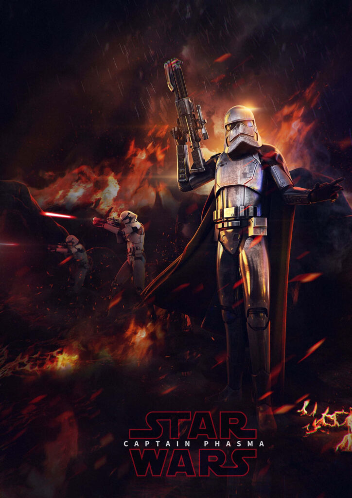 The Indomitable Enforcer: Captain Phasma, The Living Symbol of First Order Domination Wallpaper