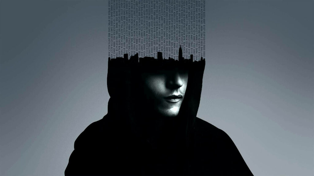 The Cyber Vigilante: Immersed in Hacker Code, a Mysterious Figure Emerges from the Shadows Wallpaper
