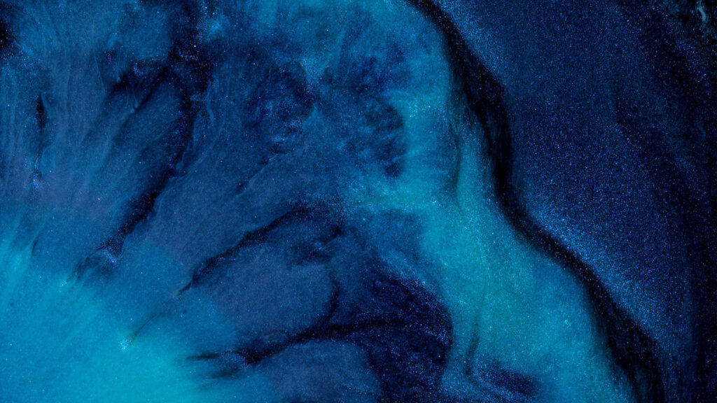 Immersed in Shadows: A Captivating Macro Shot of Viscous Darkness- Themed Laptop Wallpaper