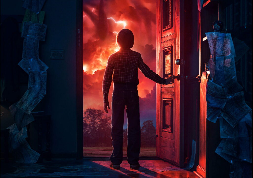 The Enigmatic World of Stranger Things Unveils Its Thrilling Second Season Wallpaper