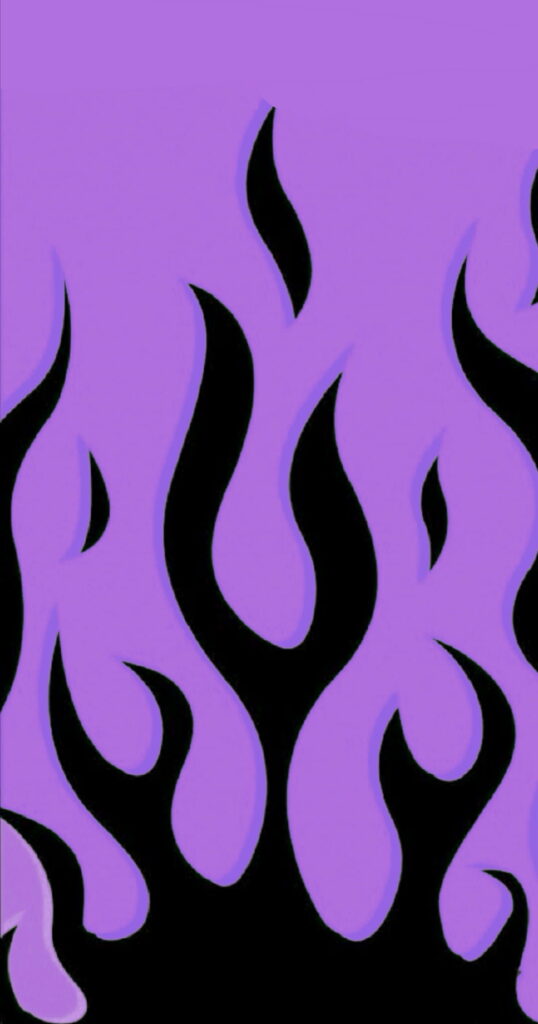 Mystical Blaze: Vibrant Purple HD Phone Wallpaper