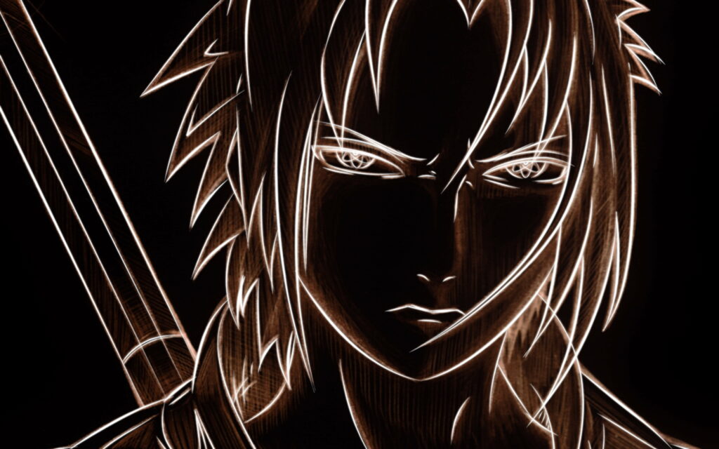 Infused Powers: Dark Sasuke Unleashes Mangekyou Sharingan in Epic Naruto Battle - Majestic 8K Wallpaper