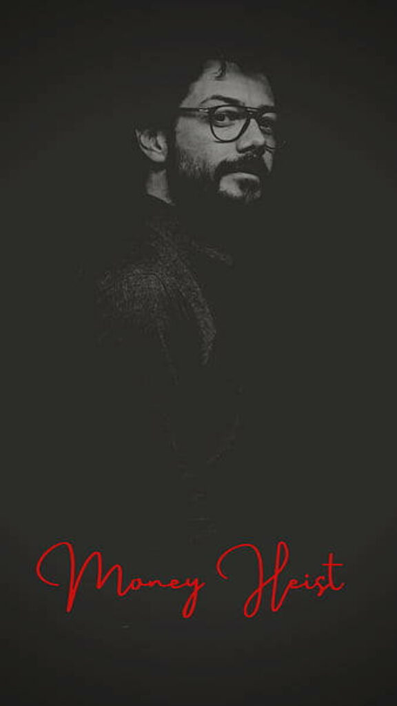 The Mastermind Behind the Heist: A Captivating Dark Character Portrait in 4K Wallpaper