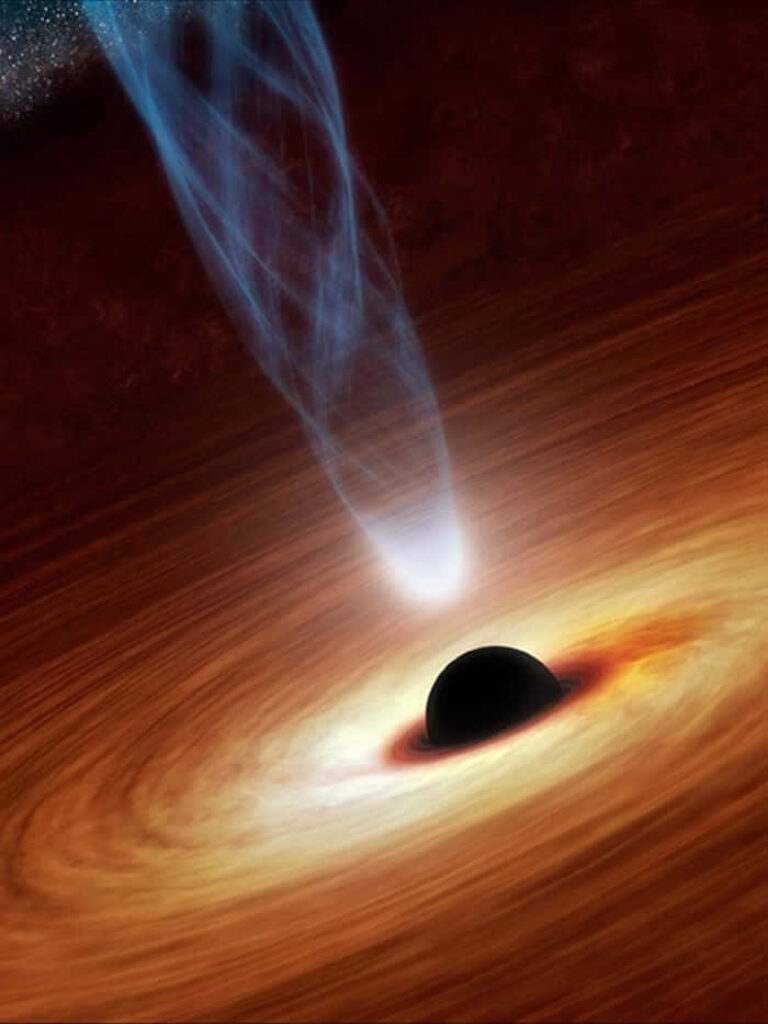 Enigmatic Night: Captivating Cosmic Canvas of the Black Hole Sun Wallpaper
