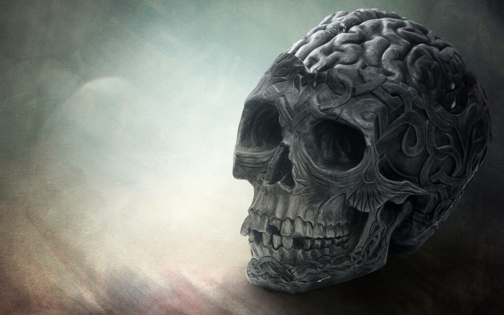Mind-Bending Masterpiece: Unveiling the Inner Workings of an HD Skull Wallpaper