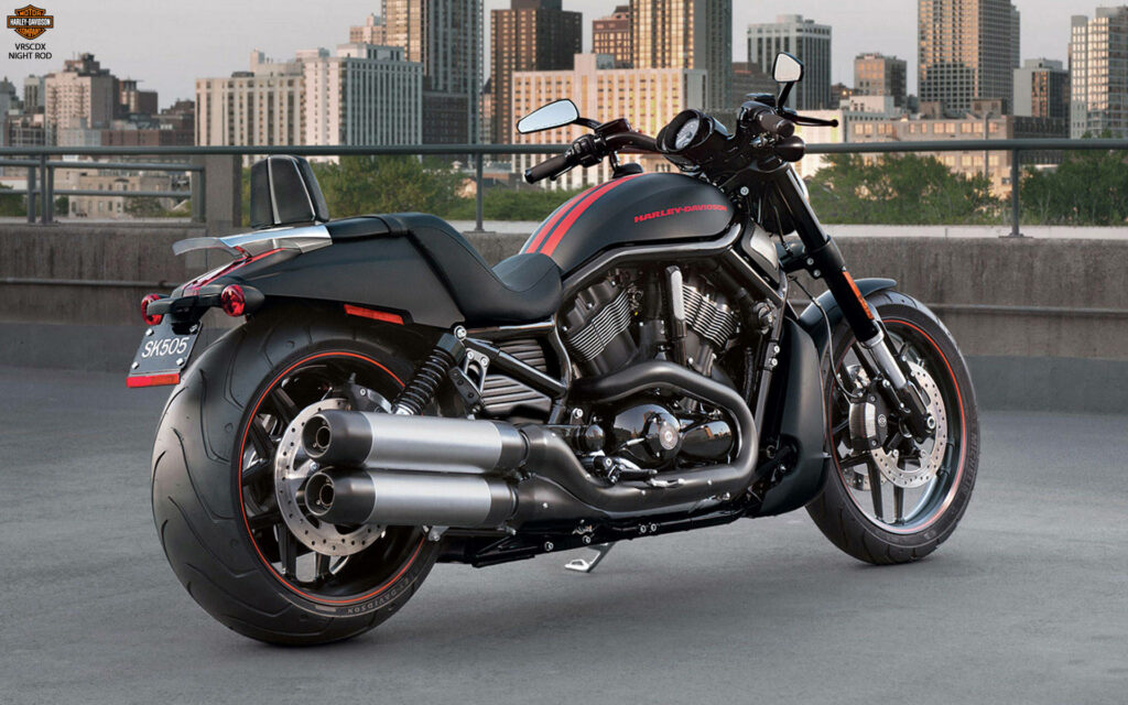 Harley-Davidson Motorcycle Wallpaper: Urban Adventure Background