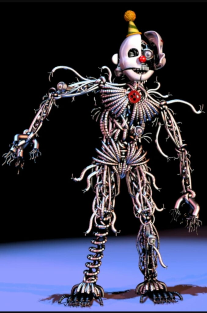 A High-Definition Phone Wallpaper featuring Ennard from Five Nights at Freddy's