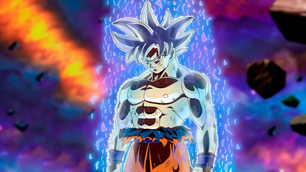 Epic 4K Dragon Ball Z Super Saiyan Wallpaper - Intense Cosmic Background