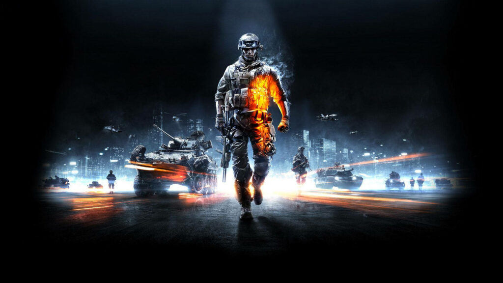 Fierce Battlefield 3 Wallpaper: Intense Soldier & Action-Packed Scene