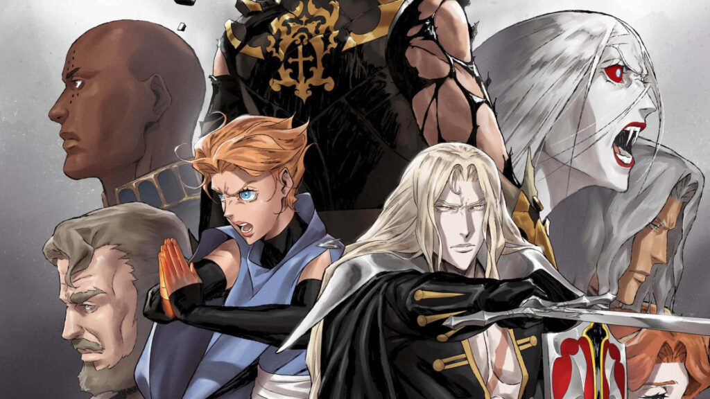 Dynamic Castlevania Netflix Characters Wallpaper Background