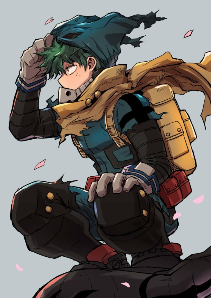 Empowered Endeavors: Izuku Midoriya's Path to Greatness - A Stunning HD Wallpaper for Deku Fans