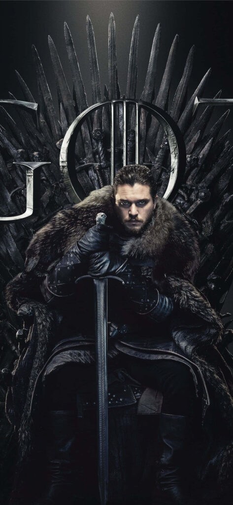 Epic Game of Thrones Wallpaper: Iron Throne & Fierce Character