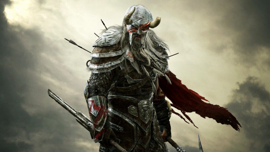 Epic Warrior Wallpaper from The Elder Scrolls III: Morrowind