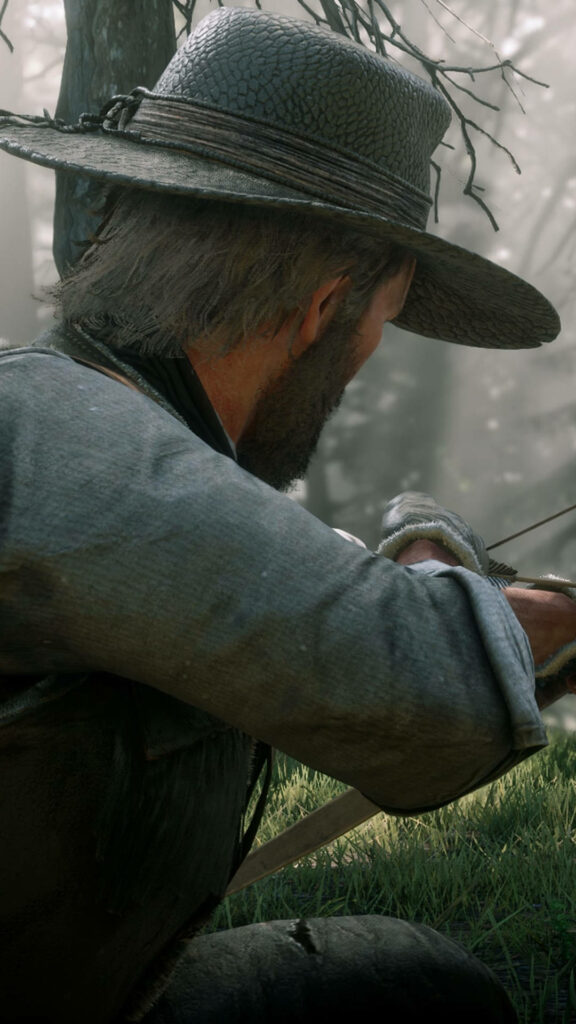 Epic Red Dead Redemption Wallpaper: Rugged Hero in Nature's Glory