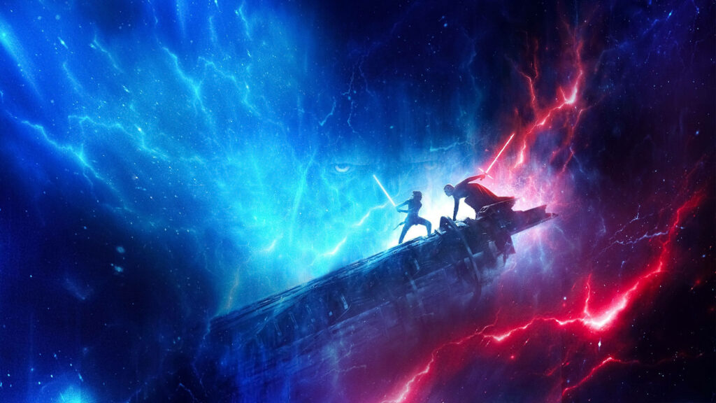 Epic Rey vs. Kylo Ren Duel: Stunning 4K Star Wars Wallpaper