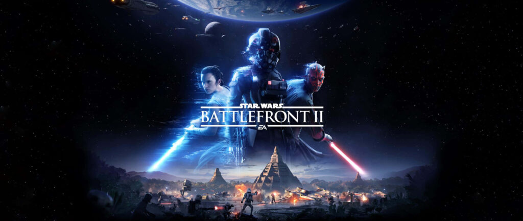 Epic *Star Wars Battlefront II* Wallpaper: Lightsabers & Cosmic Battles