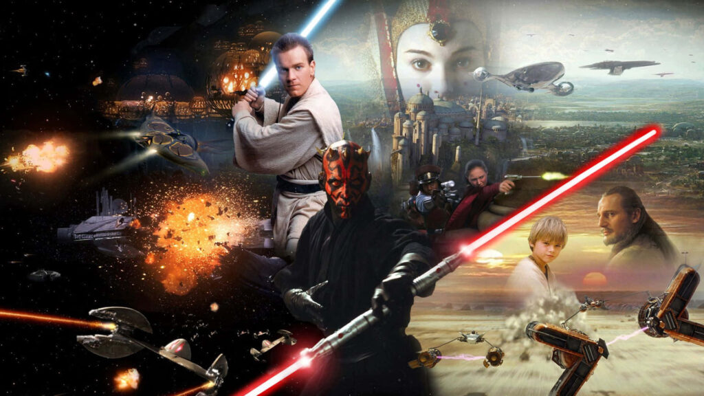 Epic Star Wars: The Force Awakens Wallpaper - Intense Battle Scene