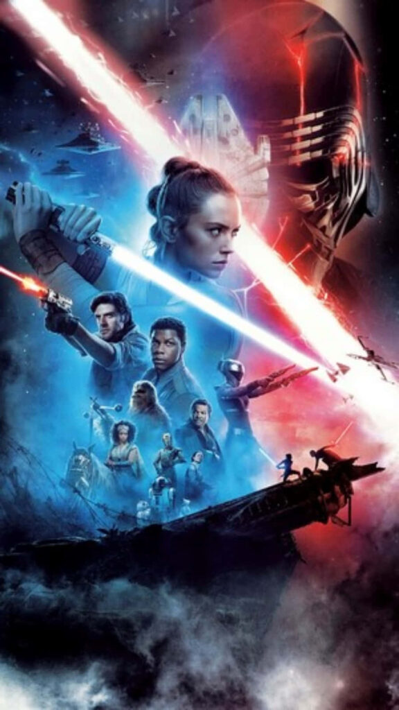 Epic Star Wars: The Rise of Skywalker Wallpaper - Rey vs. Kylo Ren