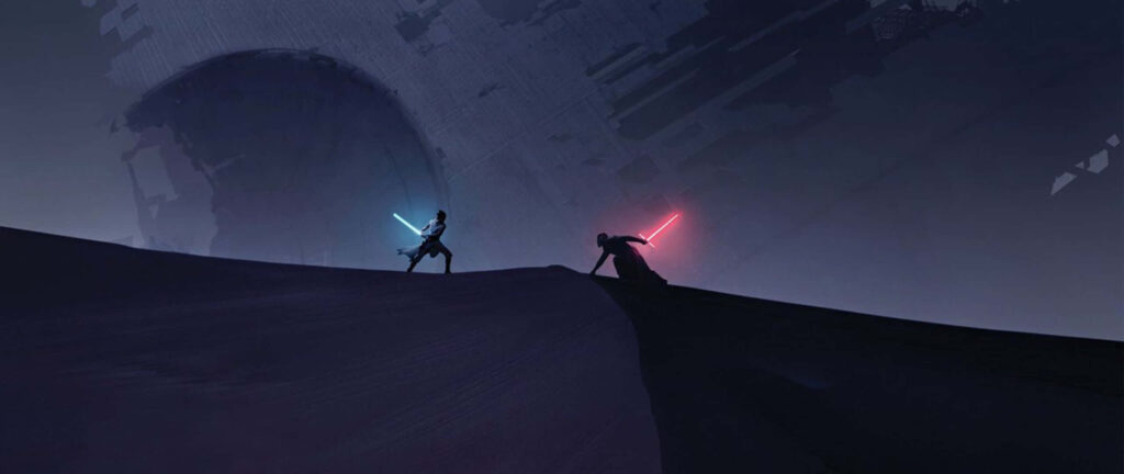 Epic Rey vs. Kylo Ren Duel Wallpaper - Star Wars 2560x1080