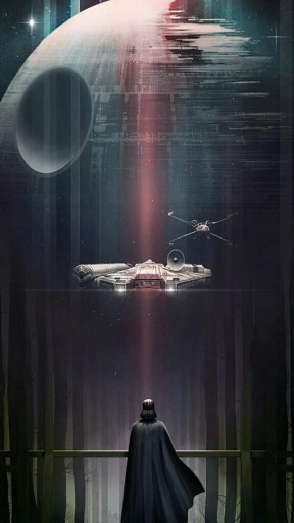 Star Wars Wallpaper: Darth Vader, Death Star & Cosmic Space Adventure