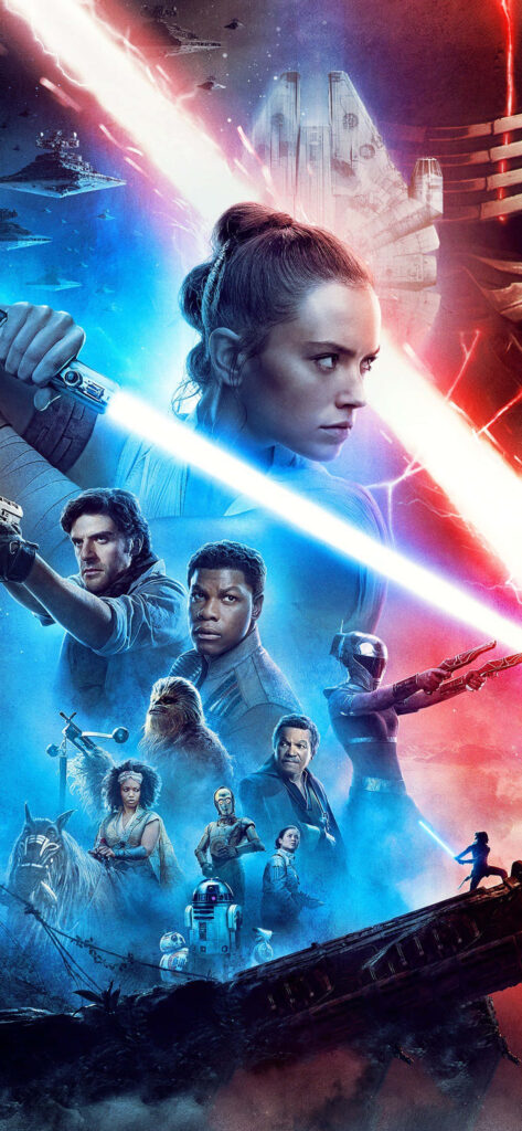 Epic Star Wars Wallpaper: Rey, Lightsaber & Galactic Adventure
