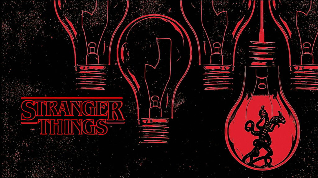 Into the Upside-Down: Mesmerizing Stranger Things QHD Wallpaper
