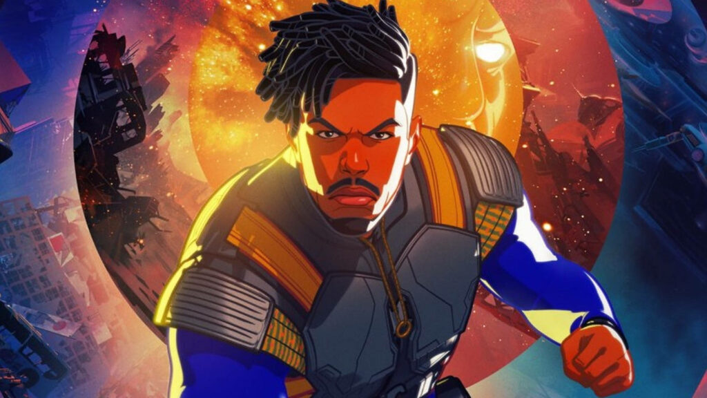 Dynamic Erik Killmonger Wallpaper from Marvel's What If...? Background