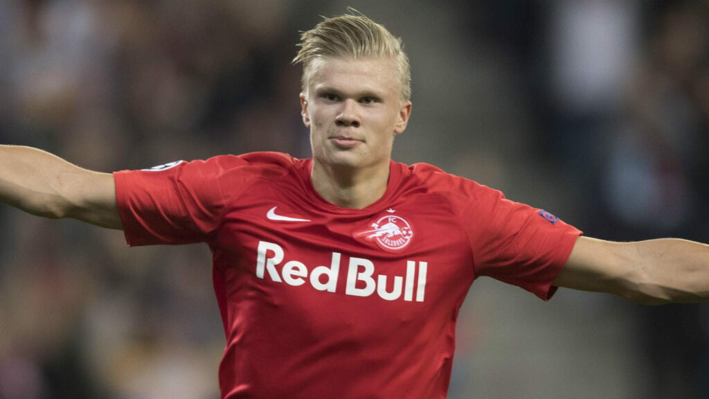 Unstoppable Erling Haaland Hat-Trick Hero: Captivating HD Wallpaper Background