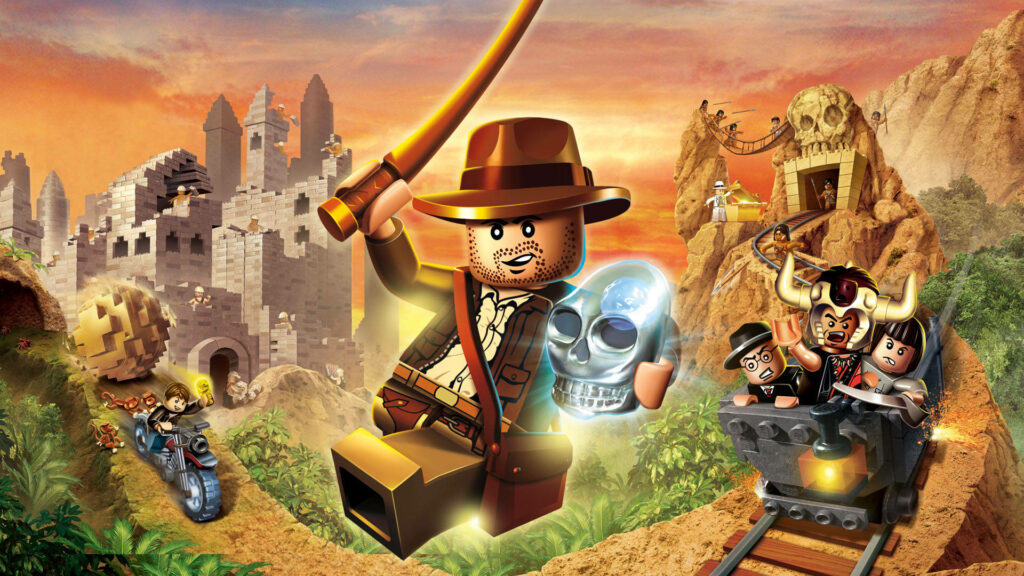 The Great Escape: Indiana Jones LEGO Journey through the Jungle Wallpaper