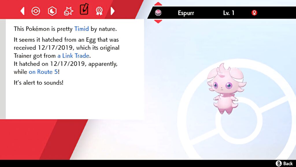 Espurr Pokémon wallpaper pastel design with large eyes fluffy ears floating on light blue background