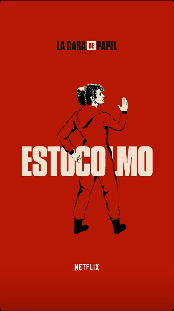 Estocolmo's Alluring Red Background: HD Phone Wallpaper of the Money Heist Icon, La Casa de Papel Background Photo