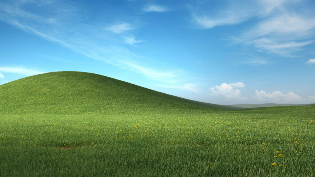 Ethereal Tranquility: Windows XP Bliss in Stunning 4K Wallpaper