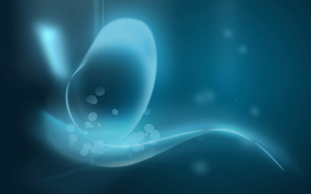 Ethereal Abstract Wallpaper: Soft Light Forms & Oval Focus