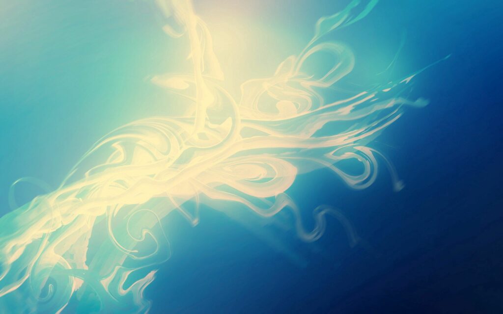 Ethereal 2560x1600 Abstract Wallpaper with Fluid Light & Smoke Forms