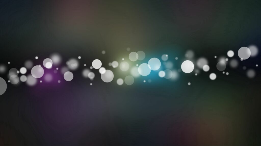 Ethereal 1920x1080 Wallpaper: Dreamy Blurry Light Circles