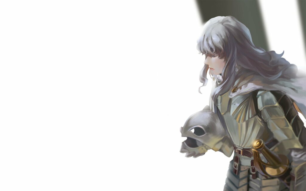 Powerful Anime Warrior: Honorable Griffith Roams in Stunning HD Wallpaper